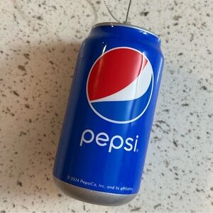 Plastic Pepsi Soda Can Christmas Tree Ornament